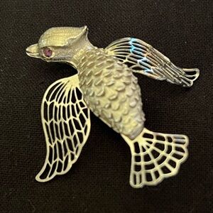 Vintage Bird Brooch